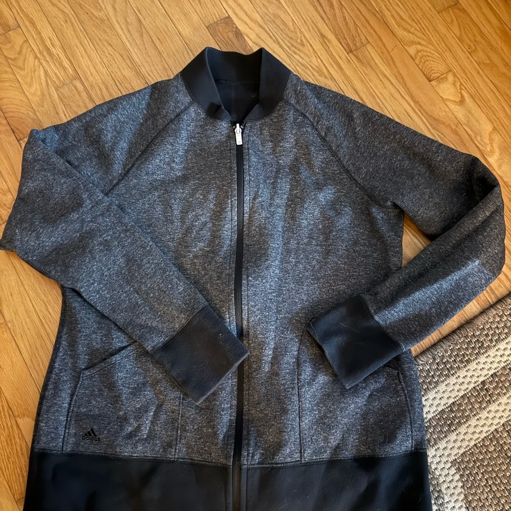 Adidas Men's reversible black and Gray Jacket